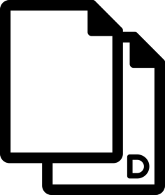 Duplicate Document Outline Svg Vector, Free Vectors File